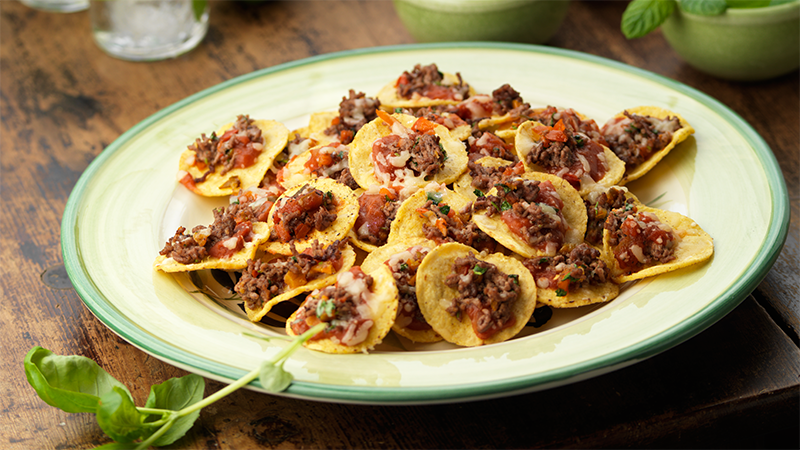 Ovnsgratinerte nachos